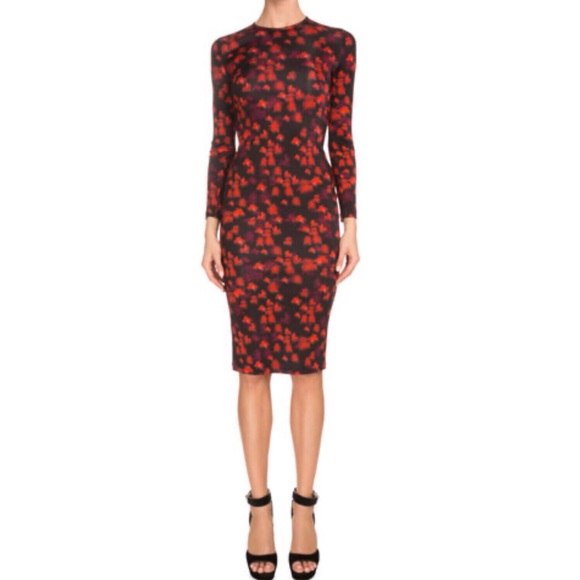 Givenchy Floral Bodycon Dress